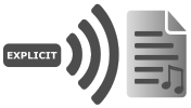 Explicit Lyrics Detectors logo